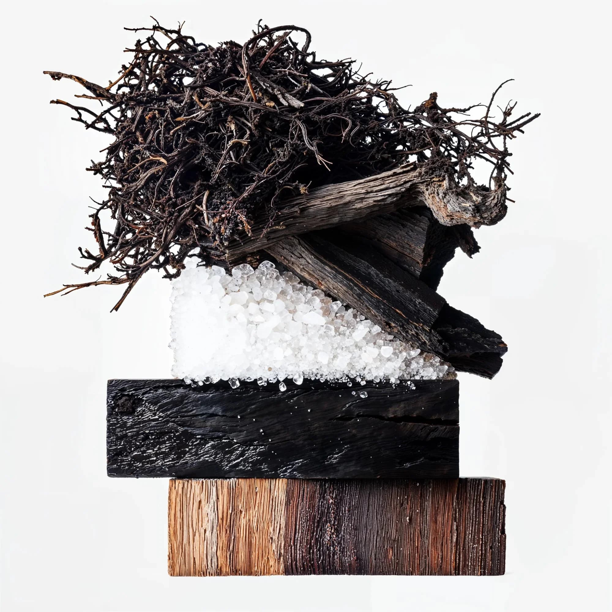 Emil Vorbrugg - Detailed AI scent composition showing layered fragrance arrangement